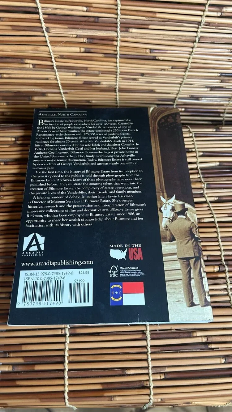 Images of America Biltmore Estate Ellen Erwin Rickman Paperback